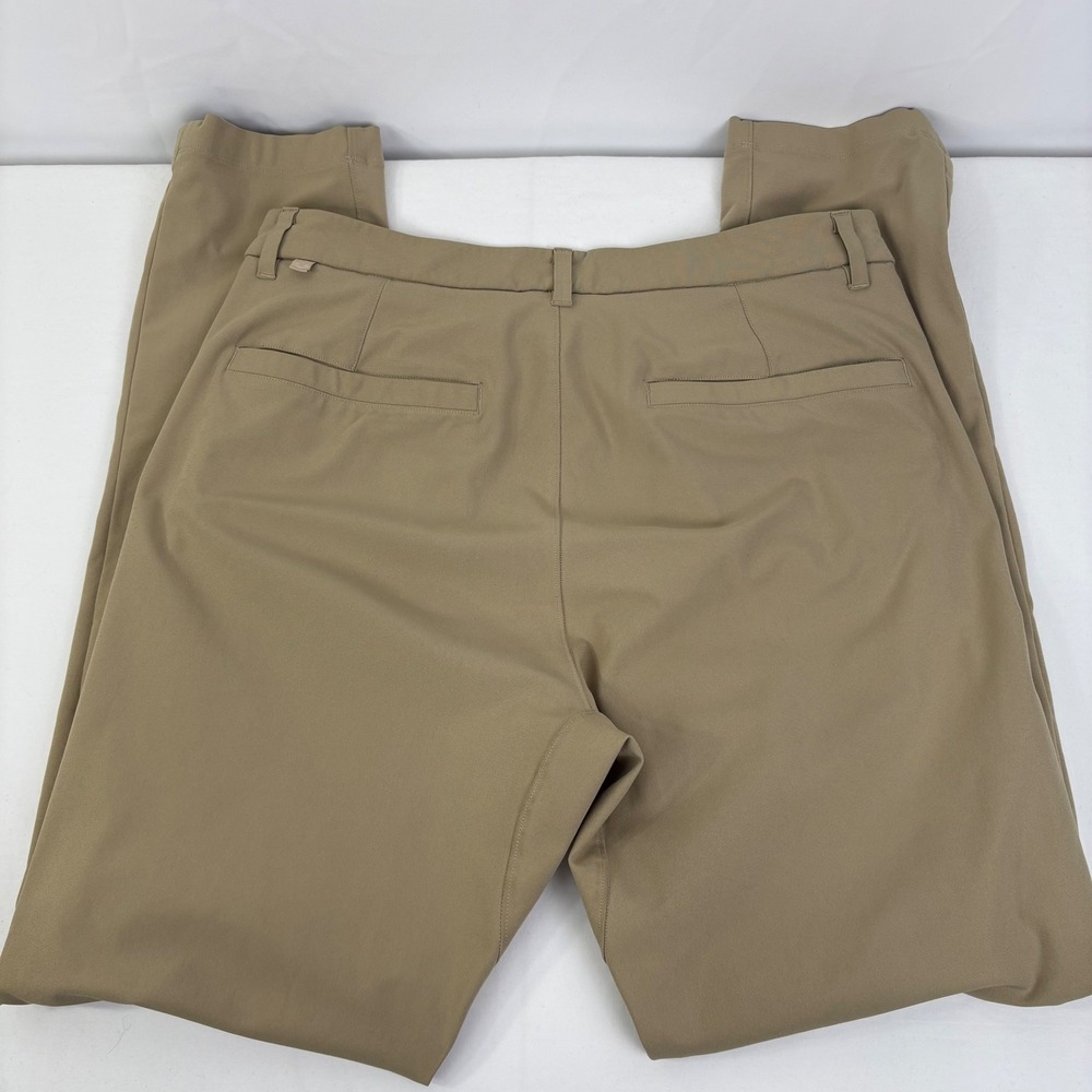 Lululemon Men's ABC Warpstreme Slim Fit Khaki Performance Pants Size 32 (32x31) - Picture 4 of 9